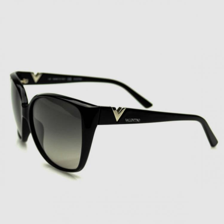 Pre Owned Valentino Black V624S Womens Sunglasses