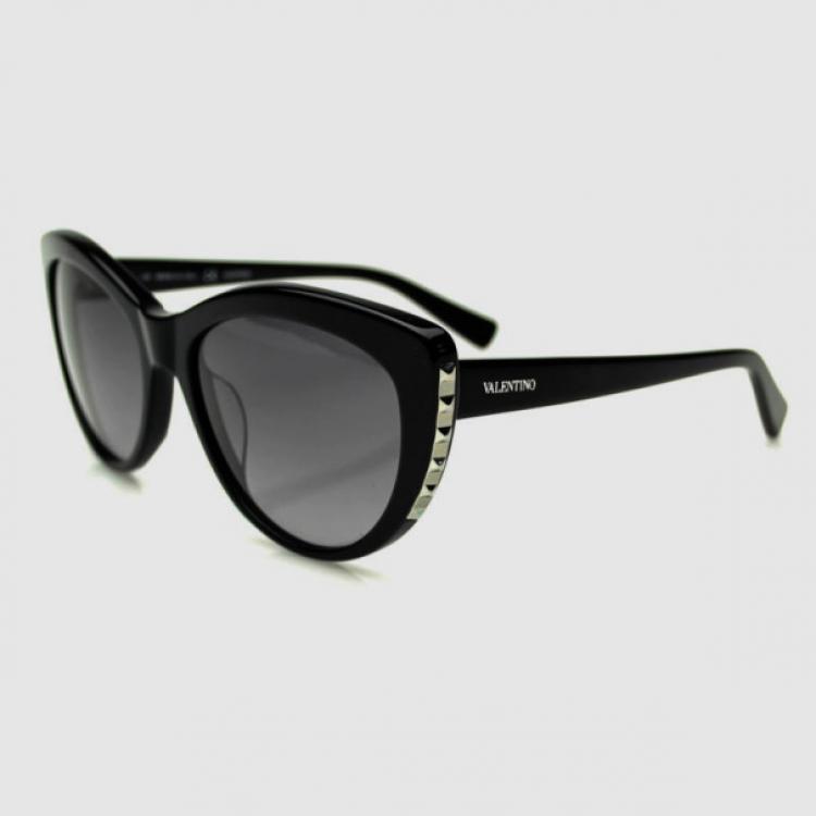 Pre Owned Valentino Black V648S Womens Sunglasses