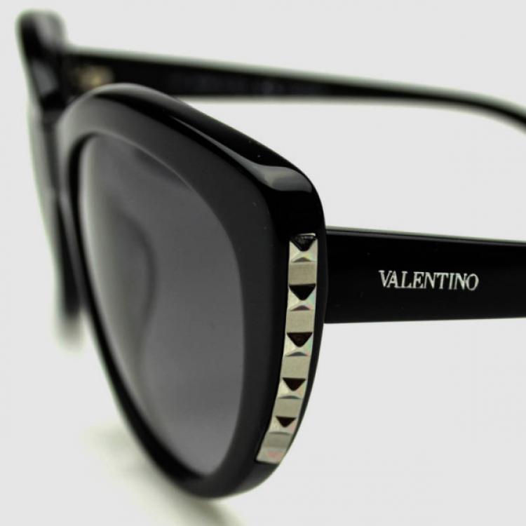 Pre Owned Valentino Black V648S Womens Sunglasses