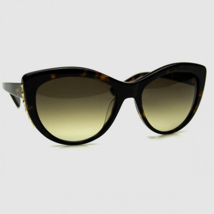 Pre Owned Valentino Dark Havana V648S Womens Sunglasses