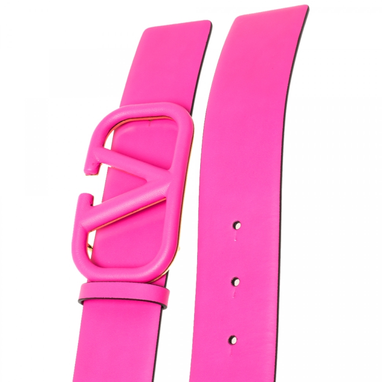 hot pink valentino belt