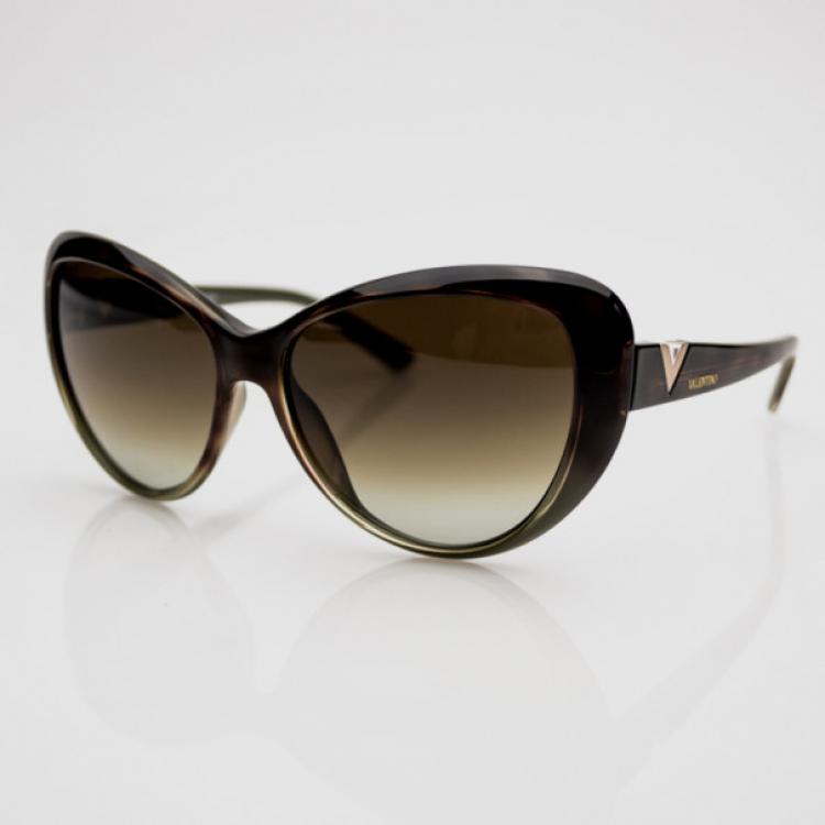 Pre Owned Valentino Havana V625S Sunglasses