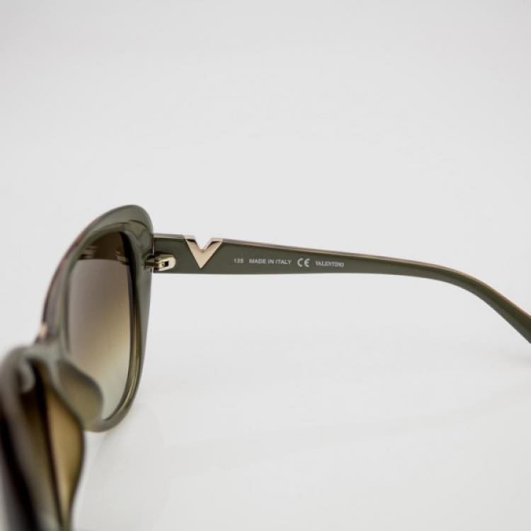 Pre Owned Valentino Havana V625S Sunglasses