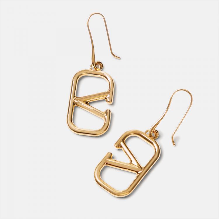 【VALENTINO GARAVANI】VLOGO gold-tone earrings Valentino VLogo Gold Tone Earrings Valentino | TLC
