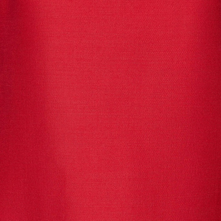 Pre Owned Valentino Red Wool & Silk Bow Detail Cape Dress M