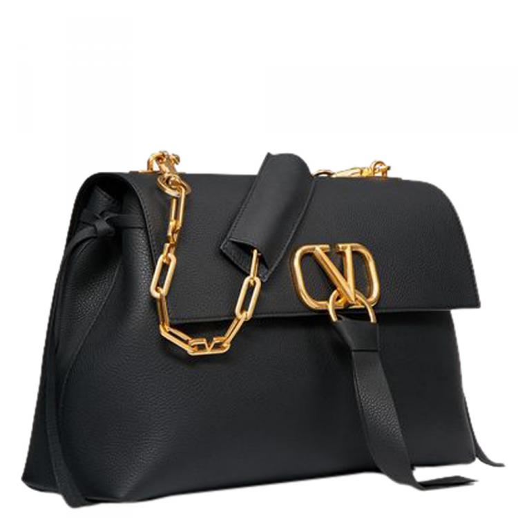 Valentino Grainy Calfskin VSLING Chain Mini Bag, Valentino Handbags