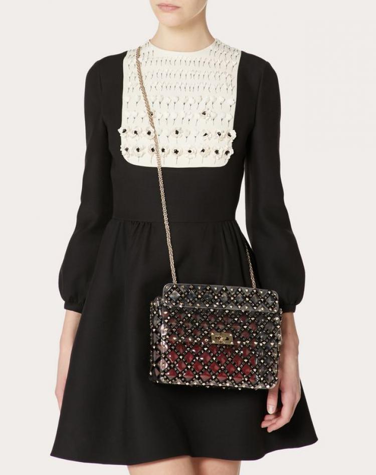 valentino medium rockstud shoulder bag