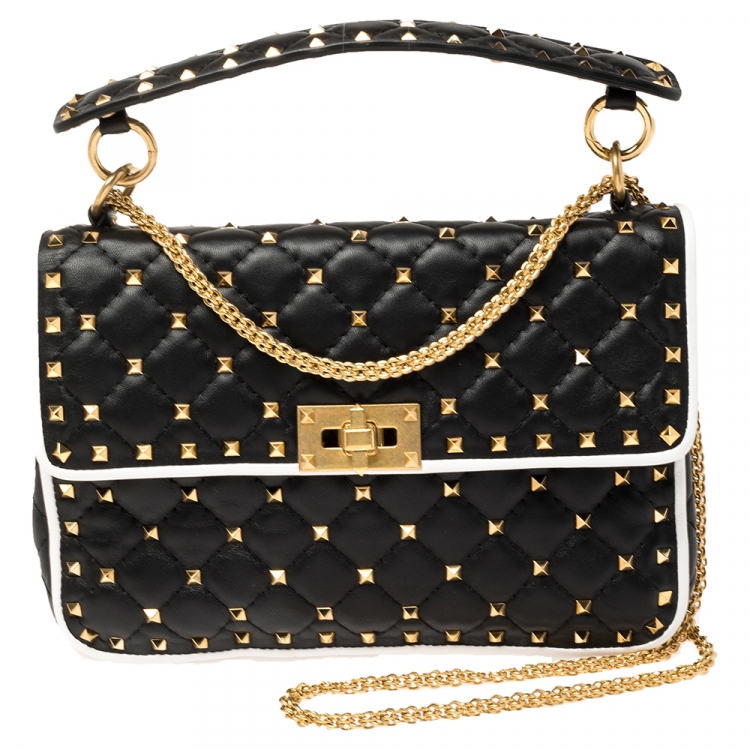 valentino white quilted bag