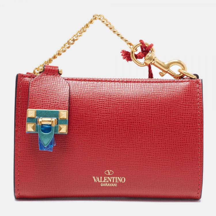 IetpShops Norway - valentino garavani valentino garavani rockstud medium  leather tote - Shoulder bag with shiny inserts Red Valentino