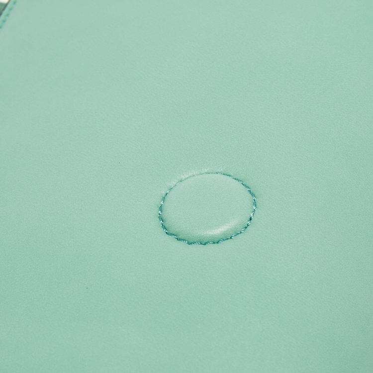 Pre Owned Valentino Mint Green Leather Stud Shoulder Bag