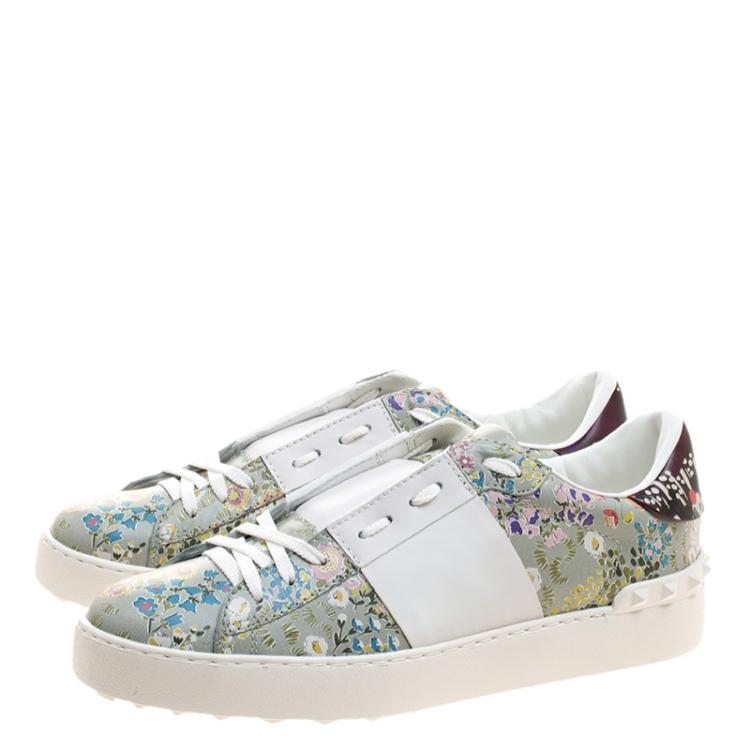 valentino floral sneakers