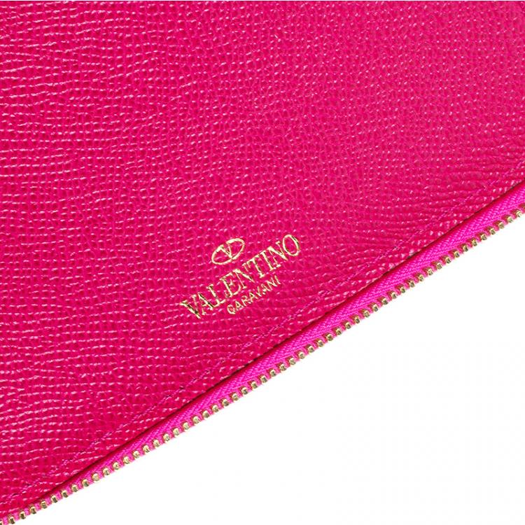 Pre Owned Valentino Pink Leather iPad Case 