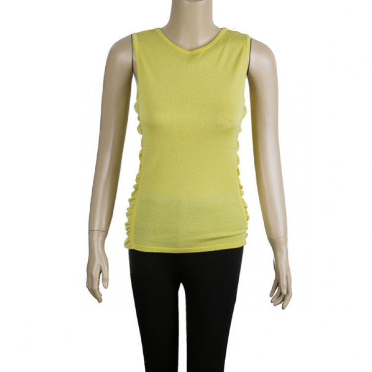 Pre Owned Valentino Yellow Top M