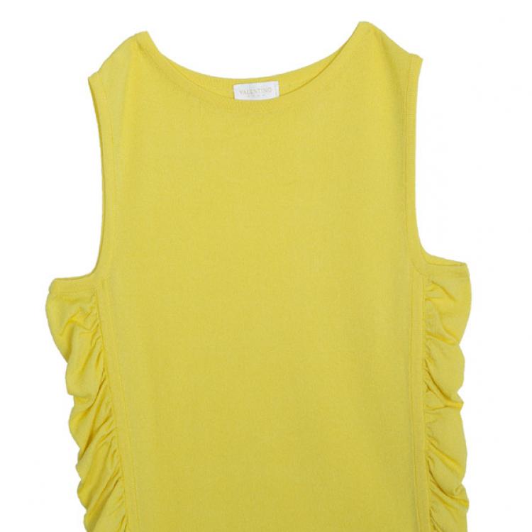 Pre Owned Valentino Yellow Top M
