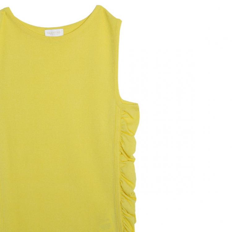 Pre Owned Valentino Yellow Top M