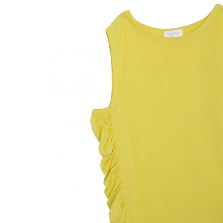 Pre Owned Valentino Yellow Top M