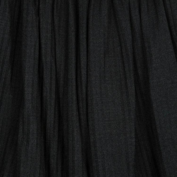 Pre Owned Valentino Grey Pleated Skirt L