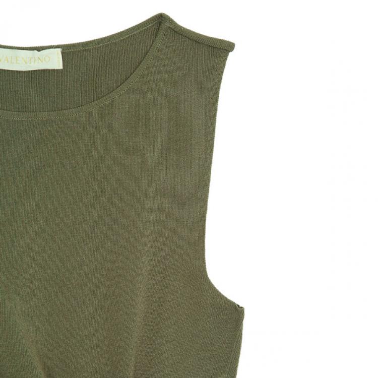 Pre Owned Valentino Sleeveless Knit Top S