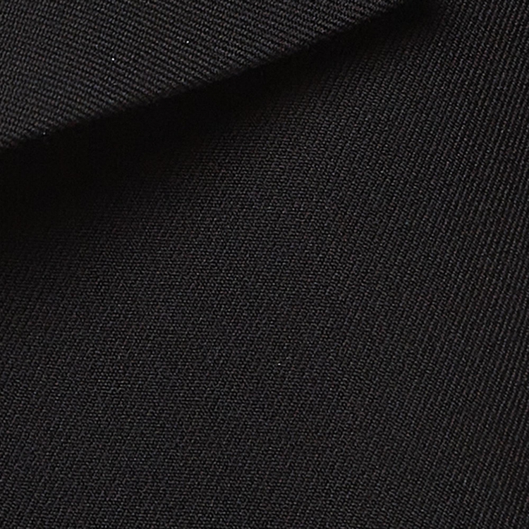 Pre Owned Valentino Black Gabardine Wool Crop Jacket M