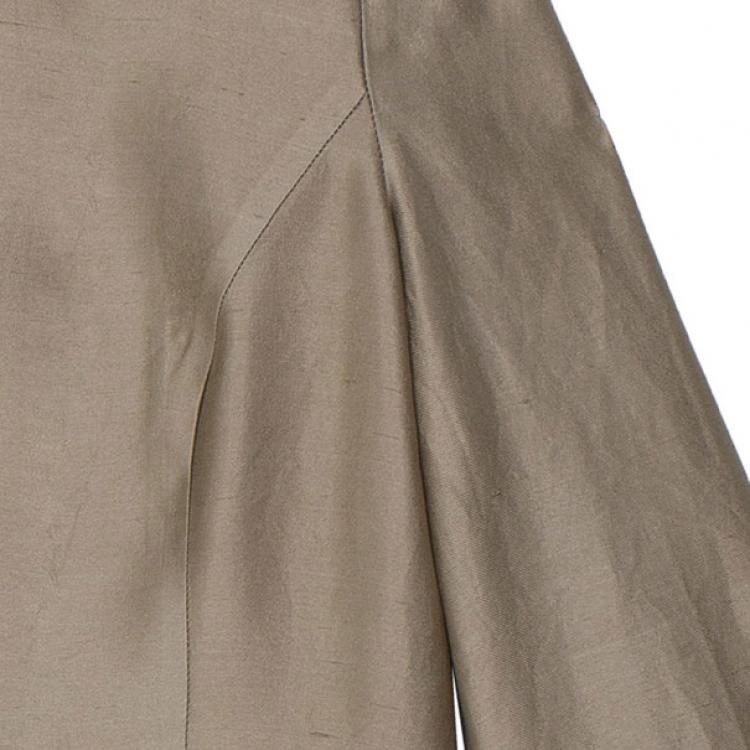 Pre Owned Valentino Champagne Silk Jacket XL