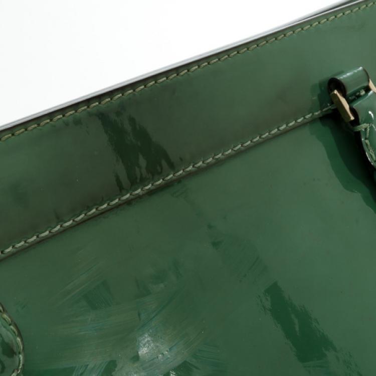 Pre Owned Valentino Patent Leather Demetra Bag