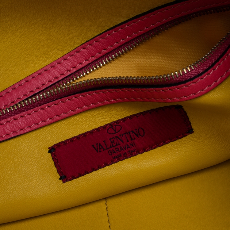 Pre Owned Valentino Multicolor Leather Mime Bag
