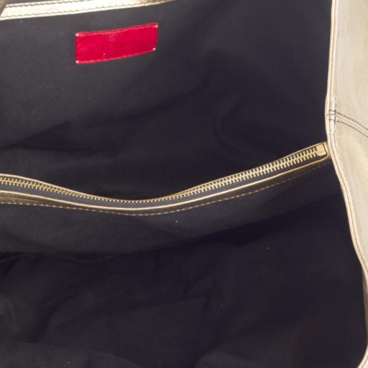 Pre Owned Valentino Nuage Handbag in Gold