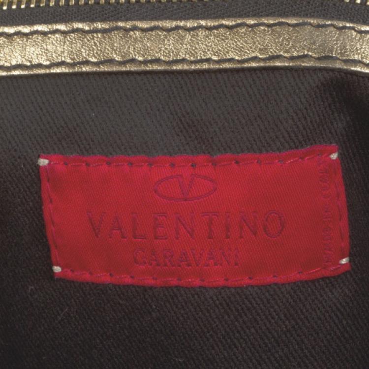 Pre Owned Valentino Nuage Handbag in Gold