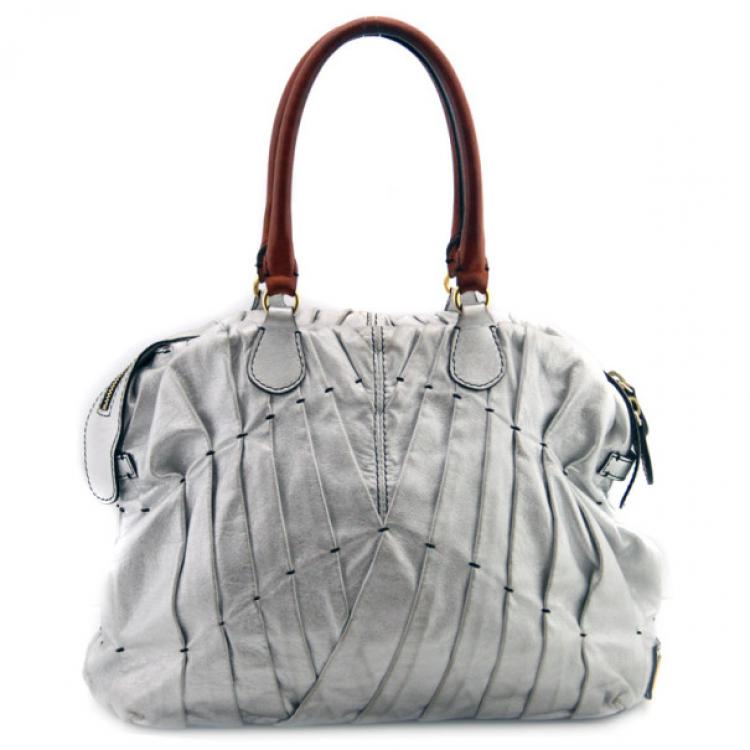 مملوكة مسبقًا Valentino Pin-Tucked Tote