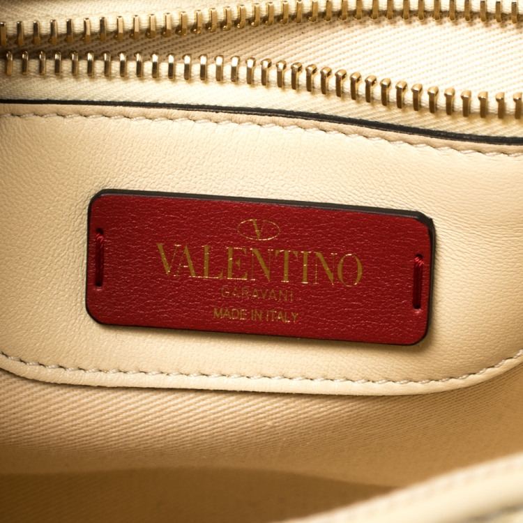 مملوكة مسبقًا Valentino Multicolor Quilted Leather Medium Candystud Top Handle Bag