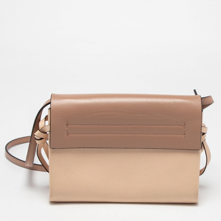 Pre Owned Valentino Multicolor Leather VRing Crossbody Bag