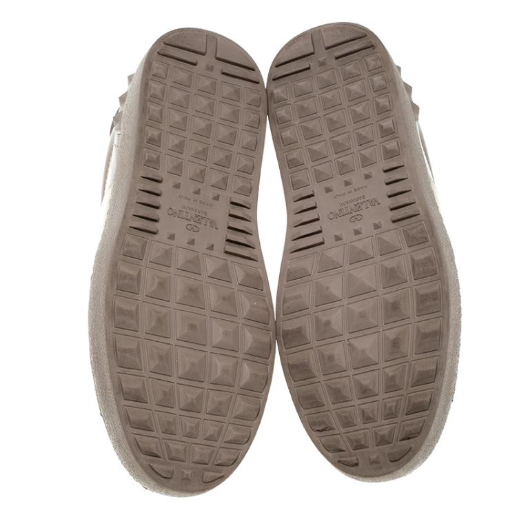 مملوكة مسبقًا Valentino Lilac Leather Open Sneakers Size 37