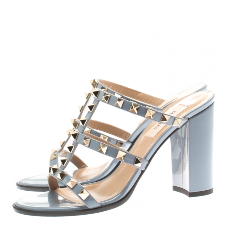valentino heels grey