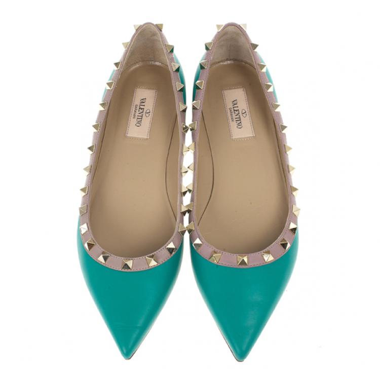 valentino turquoise shoes