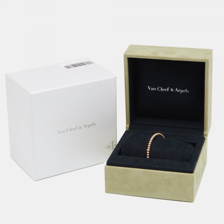مملوكة مسبقًا Van Cleef & Arpels Perlee Pearls 18K Rose Gold Bracelet L