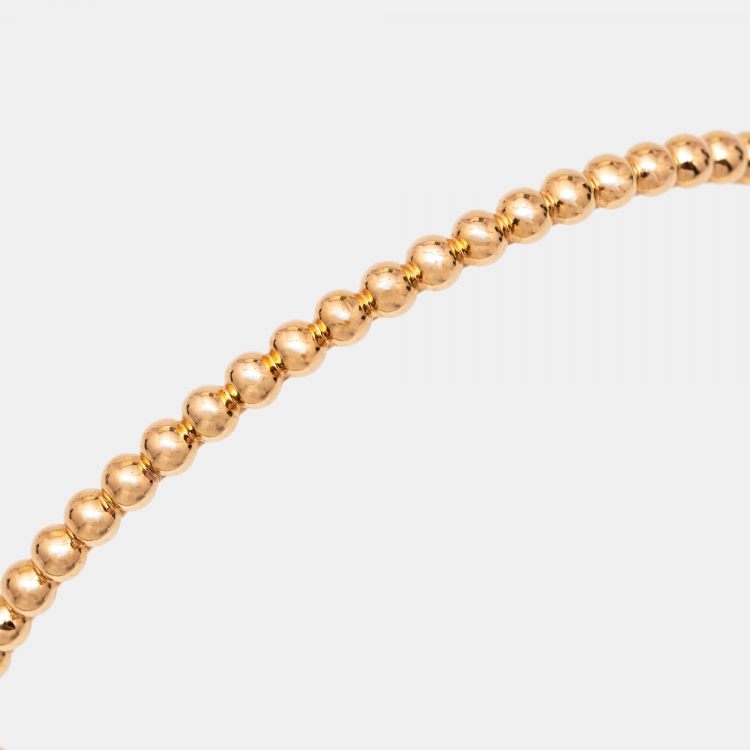 مملوكة مسبقًا Van Cleef & Arpels Perlée 18k Rose Gold Medium Model Bracelet M