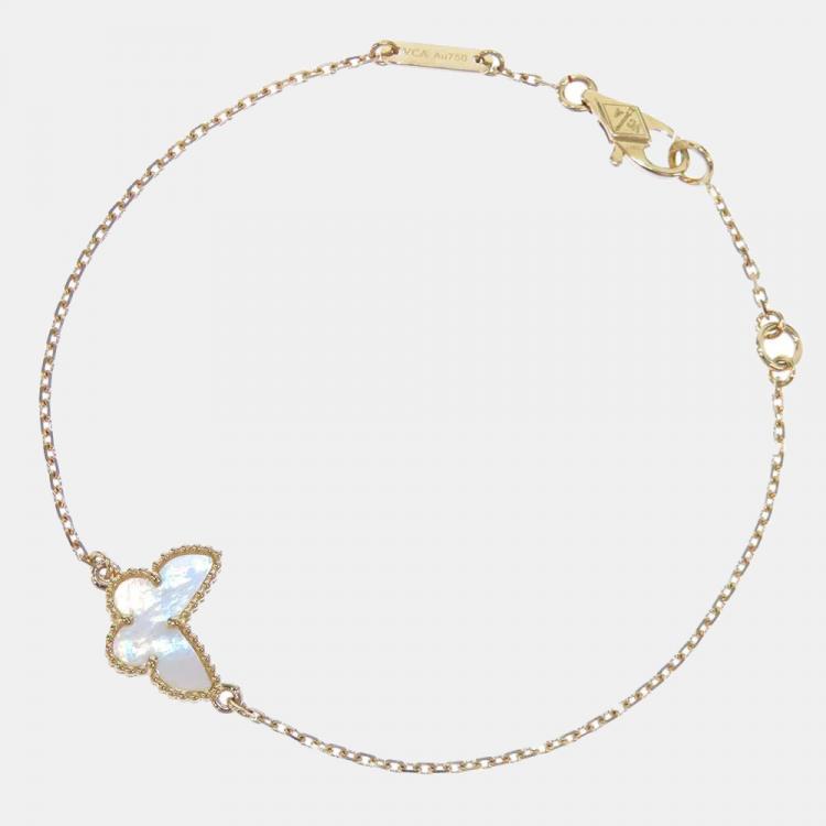 van cleef sweet mother of pearl bracelet