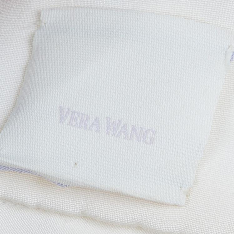 Pre Owned Vera Wang Rouched Tulle Wedding Gown M