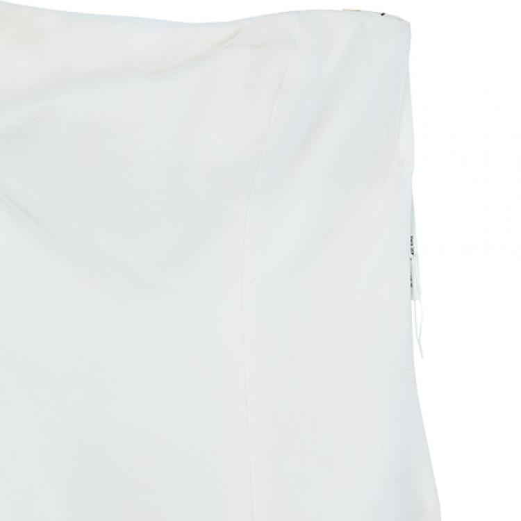 مملوكة مسبقًا Vera Wang Ivory Tulle Gathered Wedding Dress M