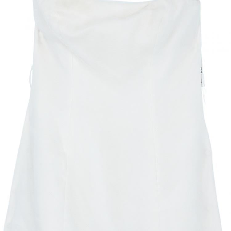 مملوكة مسبقًا Vera Wang Ivory Tulle Gathered Wedding Dress M
