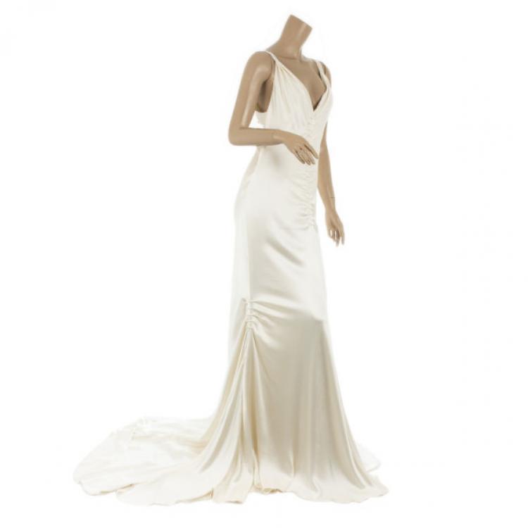 مملوكة مسبقًا Vera Wang Sheath Wedding Dress Size M