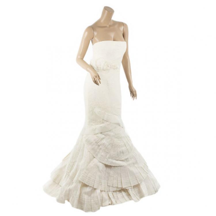 Pre Owned Vera Wang Audrey Luxe Wedding Dress L