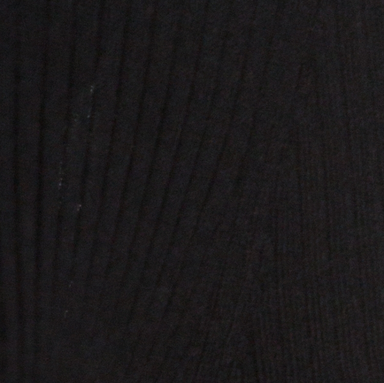 Pre Owned Vera Wang Black Silk Blend Rib Knit Top L