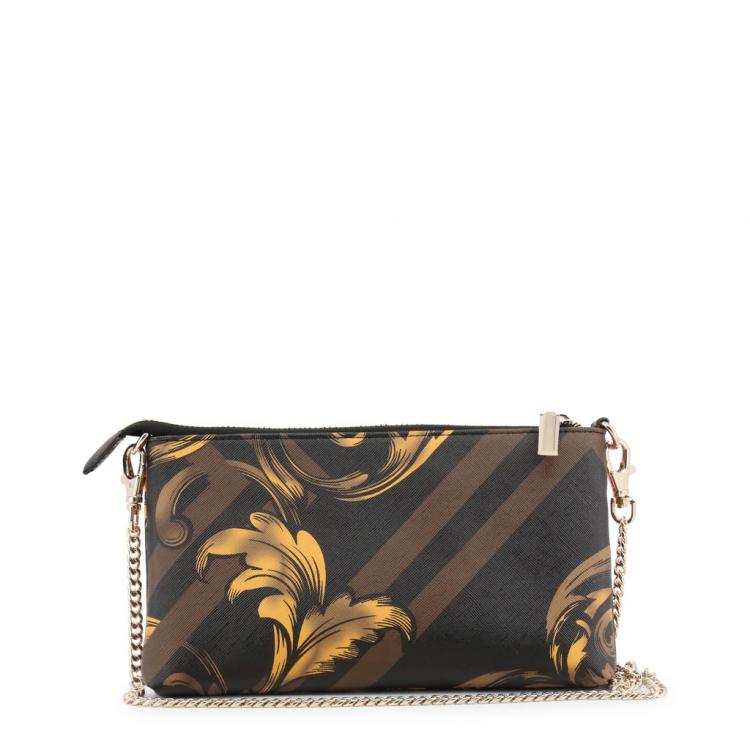 Pre Owned Versace Jeans Multicolor Print Leather Chain Pochette Accessories