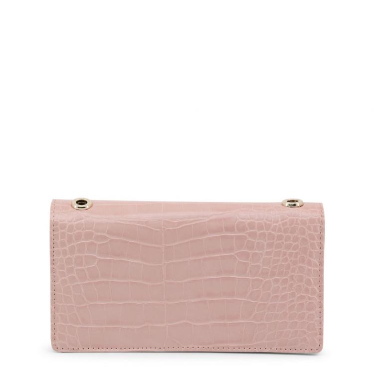 مملوكة مسبقًا Versace Jeans Pink Embossed Synthetic Leather Clutch Bag