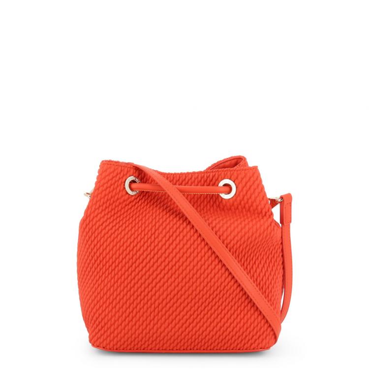 مملوكة مسبقًا Versace Jeans Orange Signature Synthetic Leather Drawstring Shoulder Bag