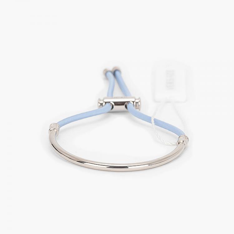 Louis Vuitton x UNICEF Lockit Sterling Silver Blue Cord Adjustable Bracelet  Louis Vuitton | The Luxury Closet