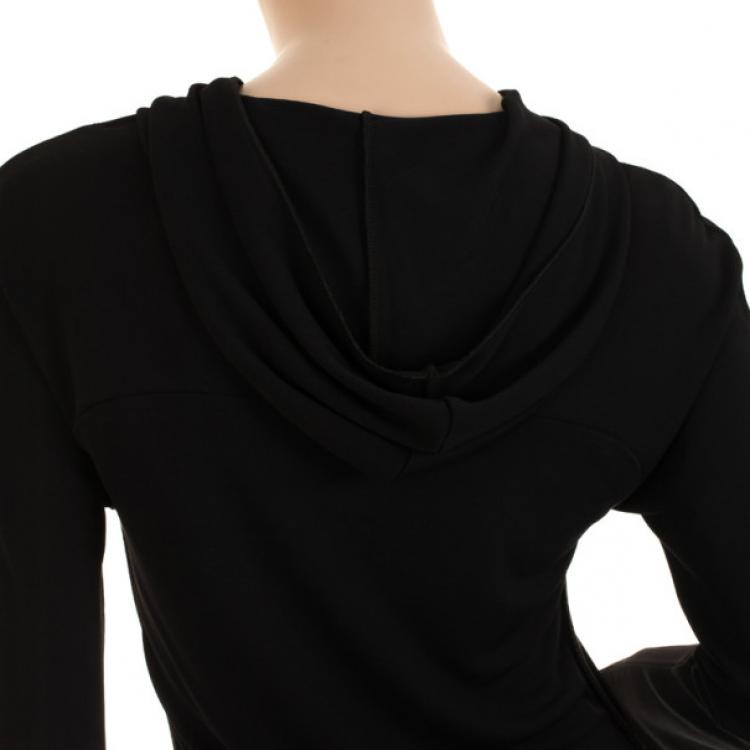 Pre Owned Versace Black Lounge Top and Pant Set