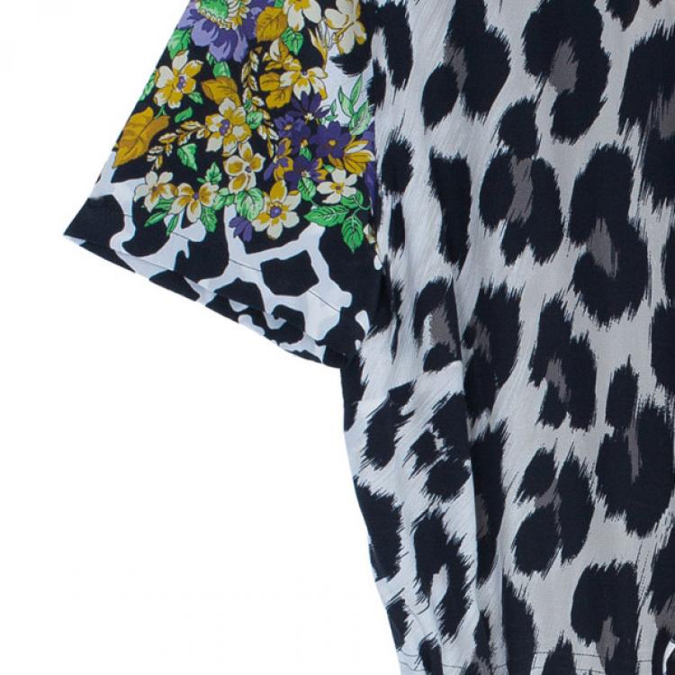 مملوكة مسبقًا Versace Leopard Print Shift Dress M