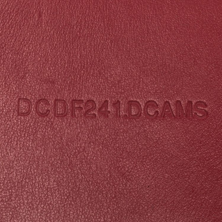 Pre Owned Versace Red Suede Wide Waist Buckle Belt 70CM